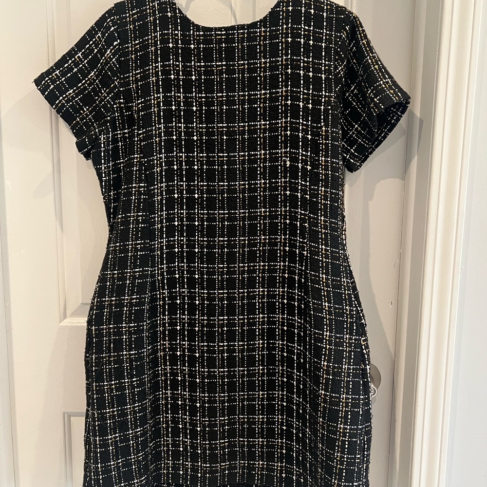 On 34th Tweed Dress